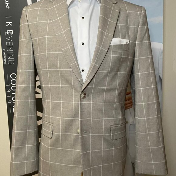 DUAL STRETCH MENS SUIT - TAN - Picture 10 of 10